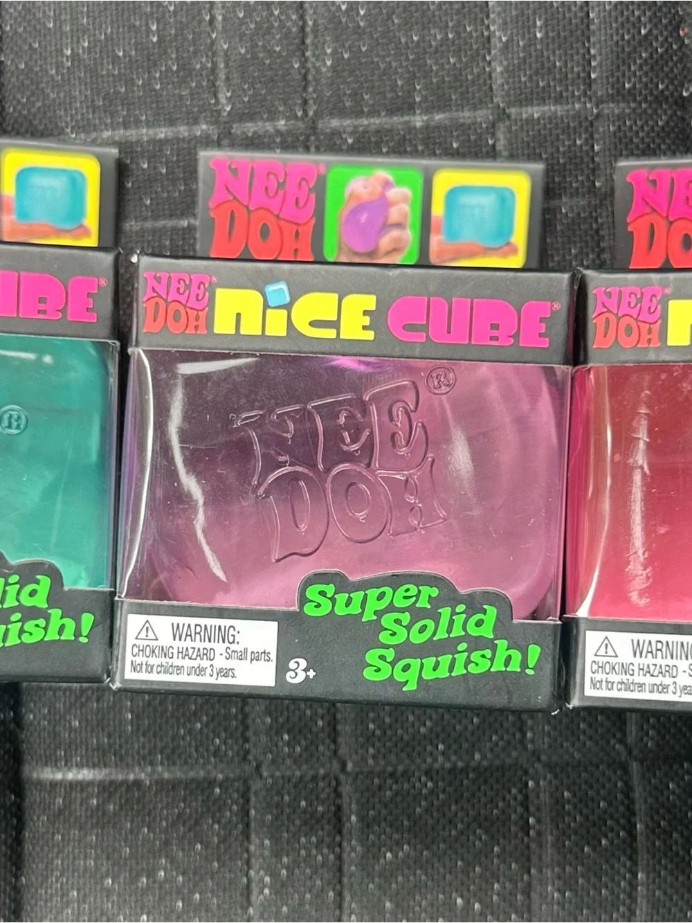NeeDoh Nice Cube 3-pack bundle